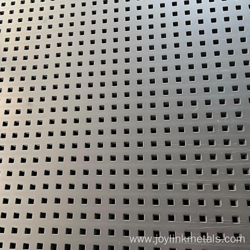 Square hole perforated metal